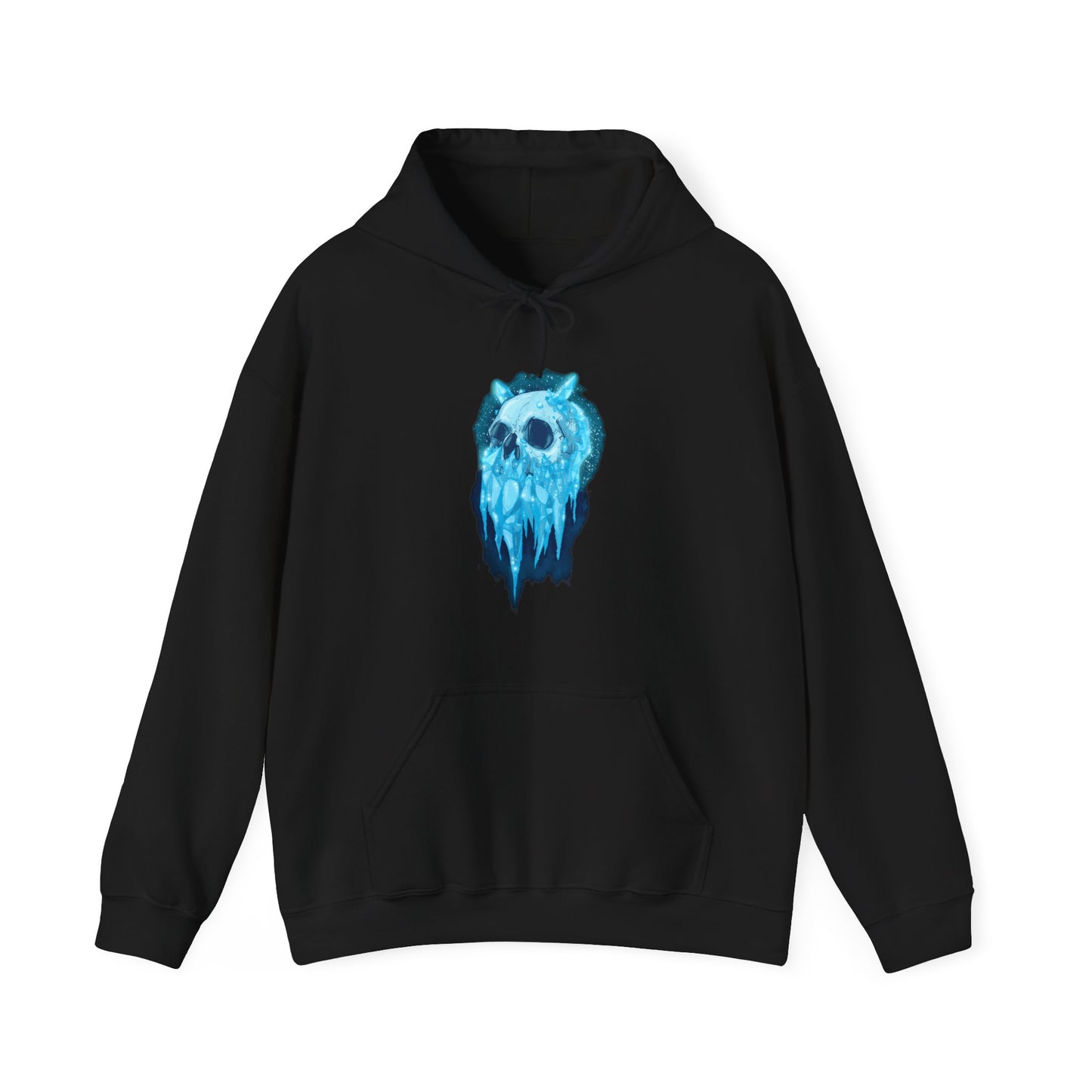 Elemental Skull Ice Unisex Heavy Blend Hooded Sweatshirt
