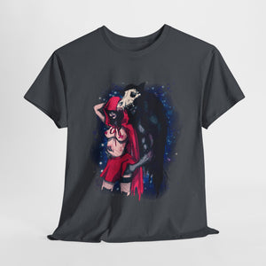 Red Riding Hood & The Wolf Unisex Heavy Cotton Tee