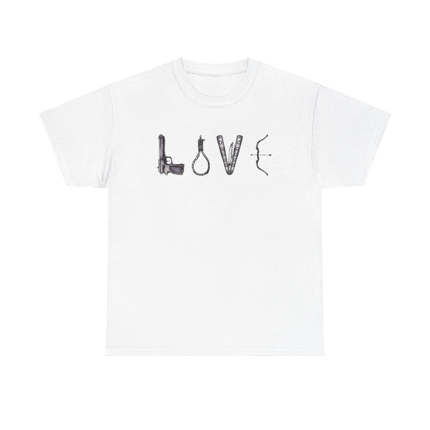Love Is Death Unisex Heavy Cotton Tee