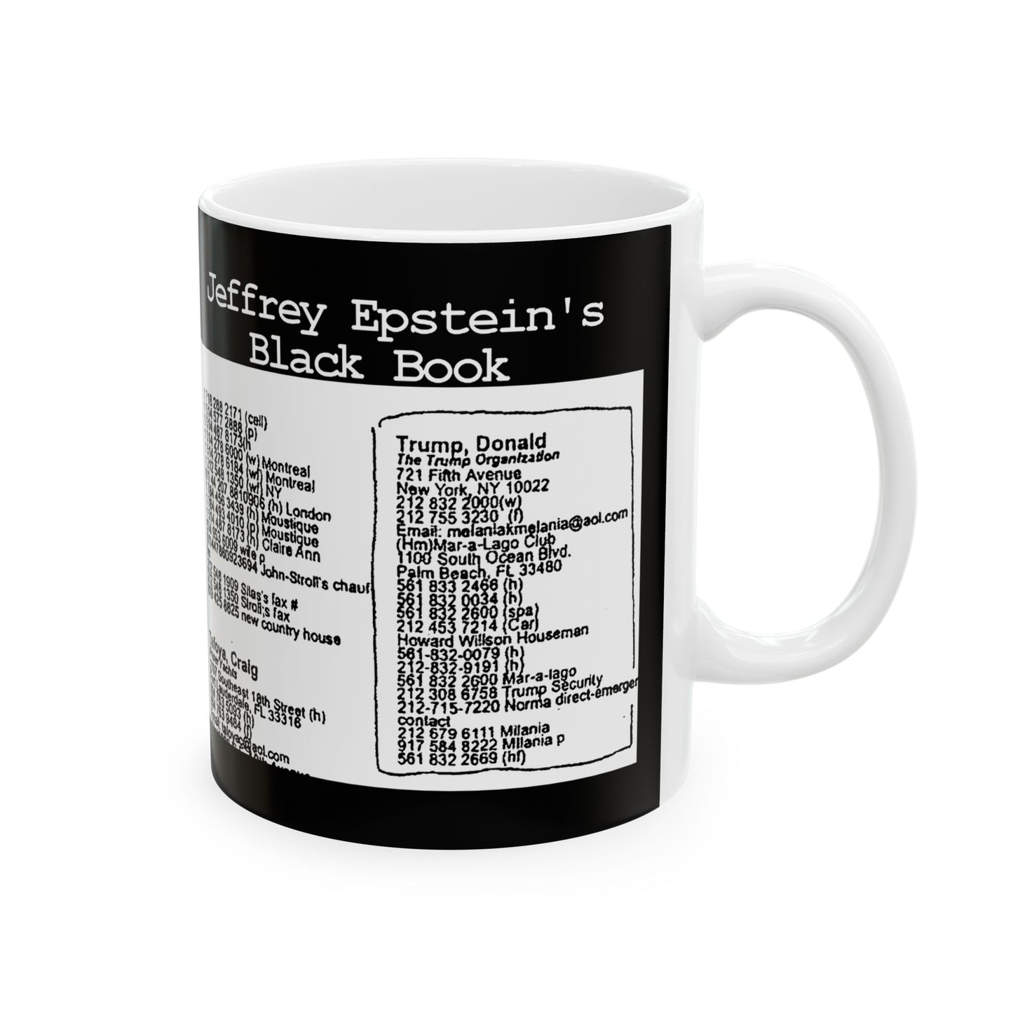 Little Black Book Page 85 Ceramic Mug 11oz