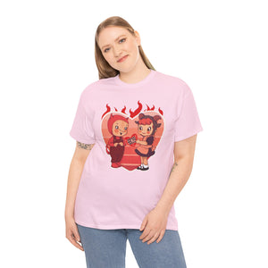 Love Is Hell Unisex Heavy Cotton Tee