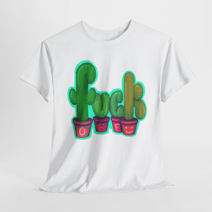 Rude Succulents Unisex Heavy Cotton Tee