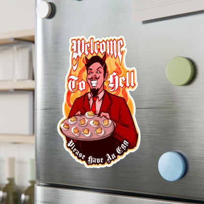 Deviled Eggs Kiss-Cut Vinyl Decal