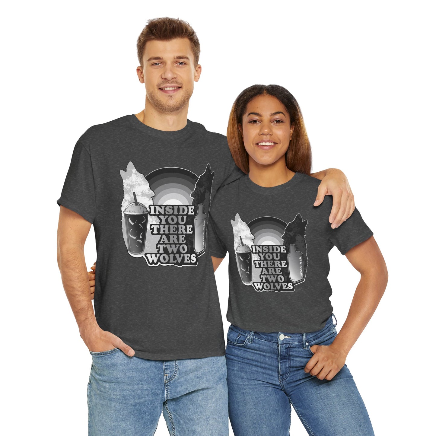 Two Wolves Unisex Heavy Cotton Tee