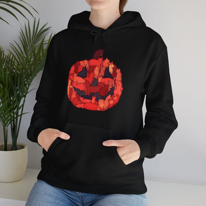 Meow-loween Unisex Heavy Blend Hooded Sweatshirt