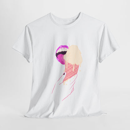 Ice Cream Peen Unisex Heavy Cotton Tee