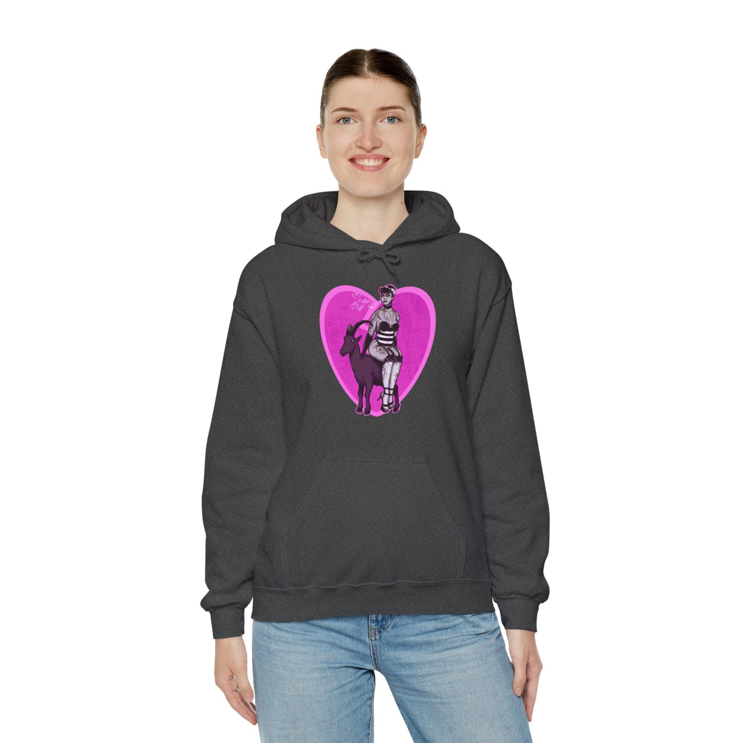 Goth Pinup Unisex Heavy Blend Hooded Sweatshirt