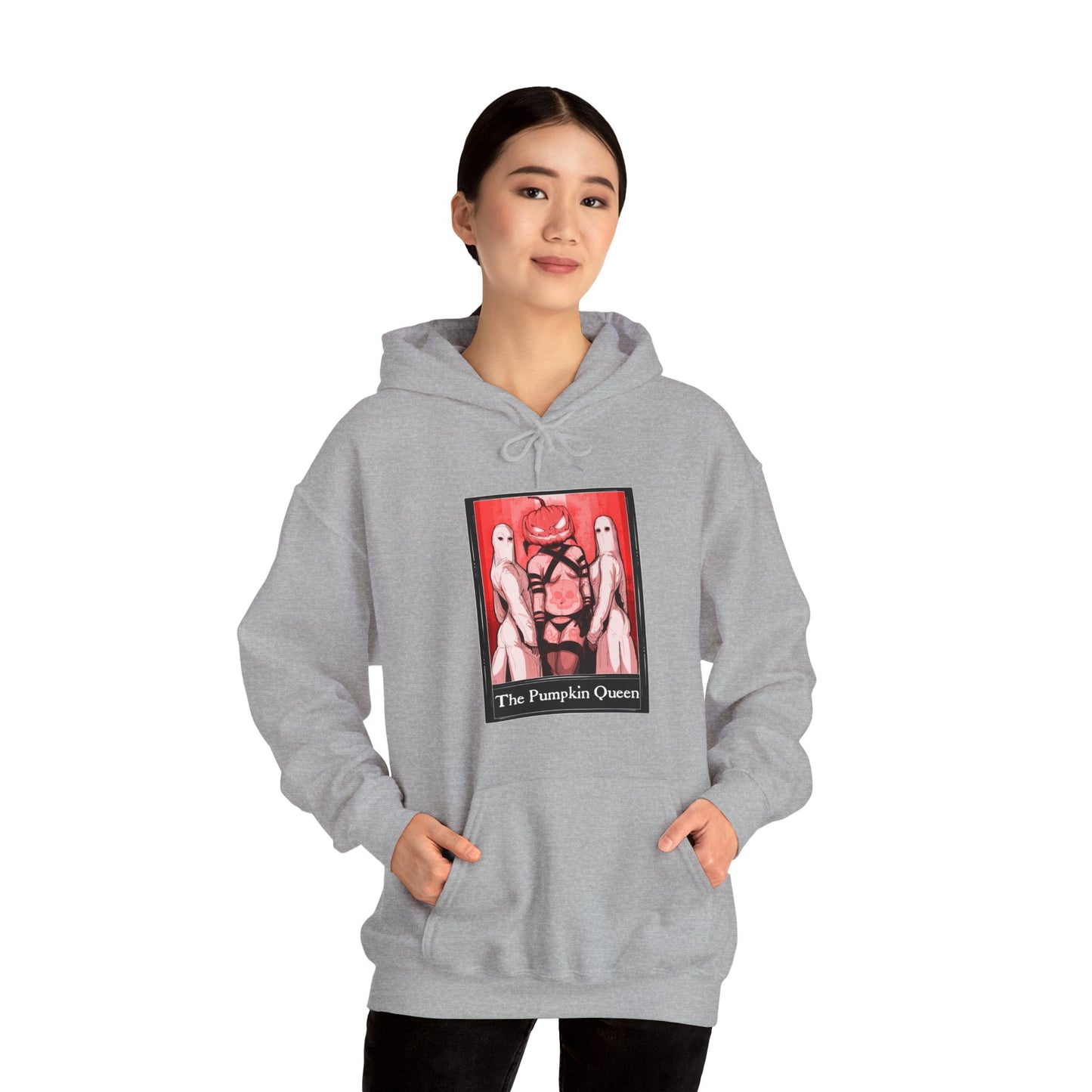 The Pumpkin Queen Tarot Unisex Heavy Blend Hooded Sweatshirt