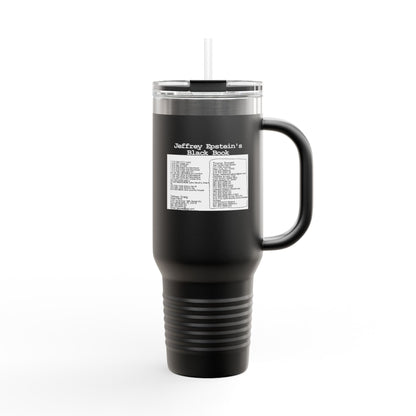 Little Black Book Page 85 Insulated Travel Mug, 40oz