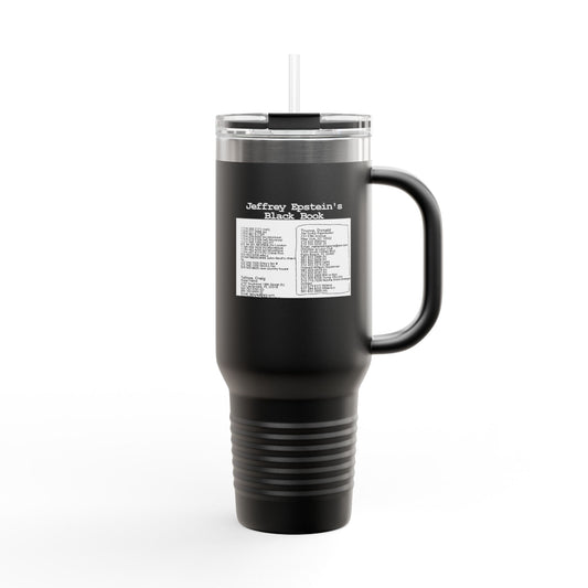 Little Black Book Page 85 Insulated Travel Mug, 40oz