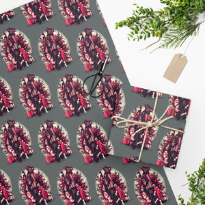 Lady Krampus Wrapping Paper