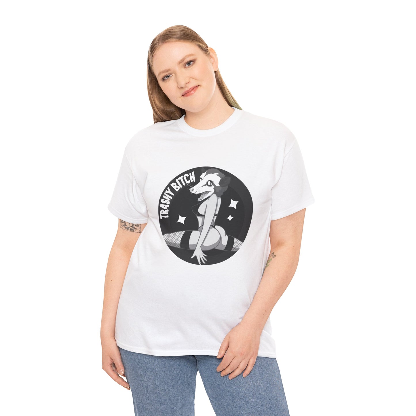Trashy Bitch Unisex Heavy Cotton Tee