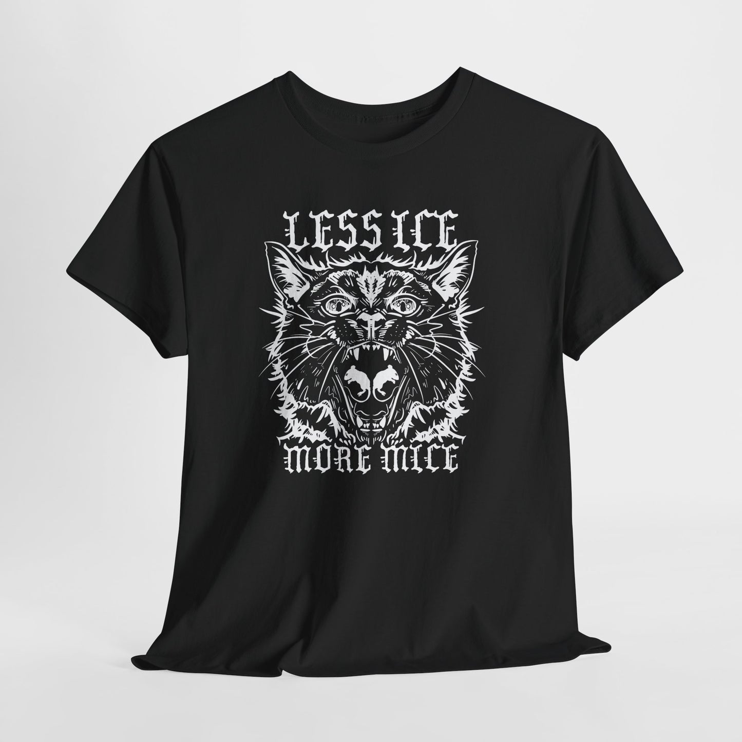 Less Ice More Mice Unisex Heavy Cotton Tee