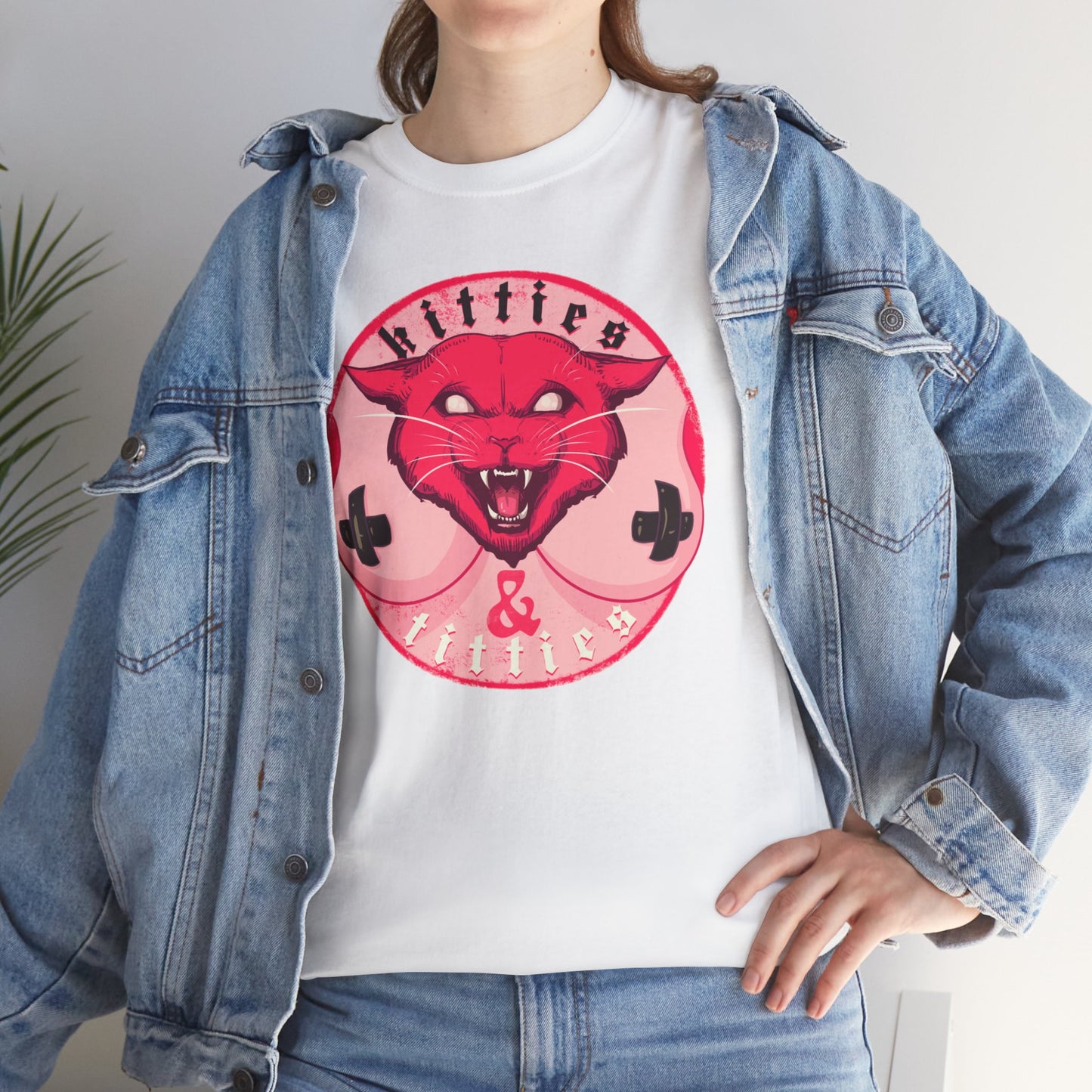 Kitties & Titties Unisex Heavy Cotton Tee