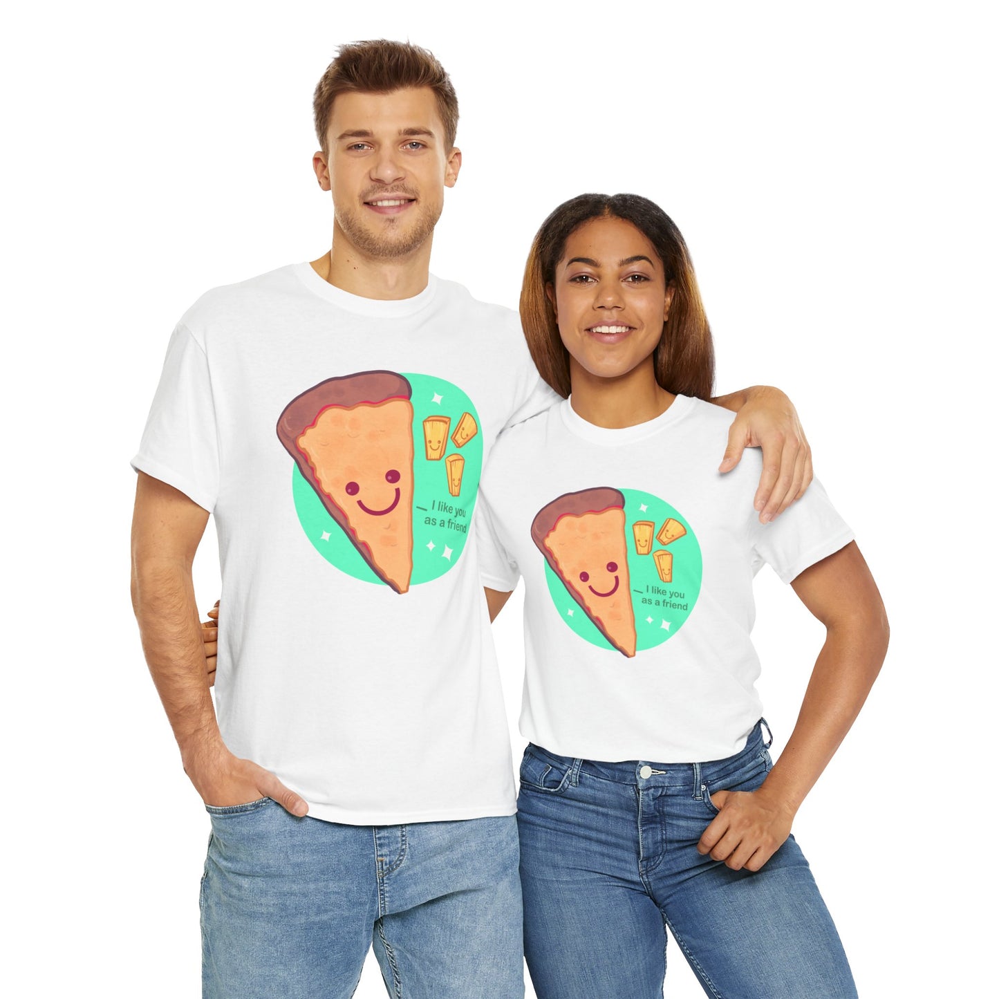 Just Friends Unisex Heavy Cotton Tee
