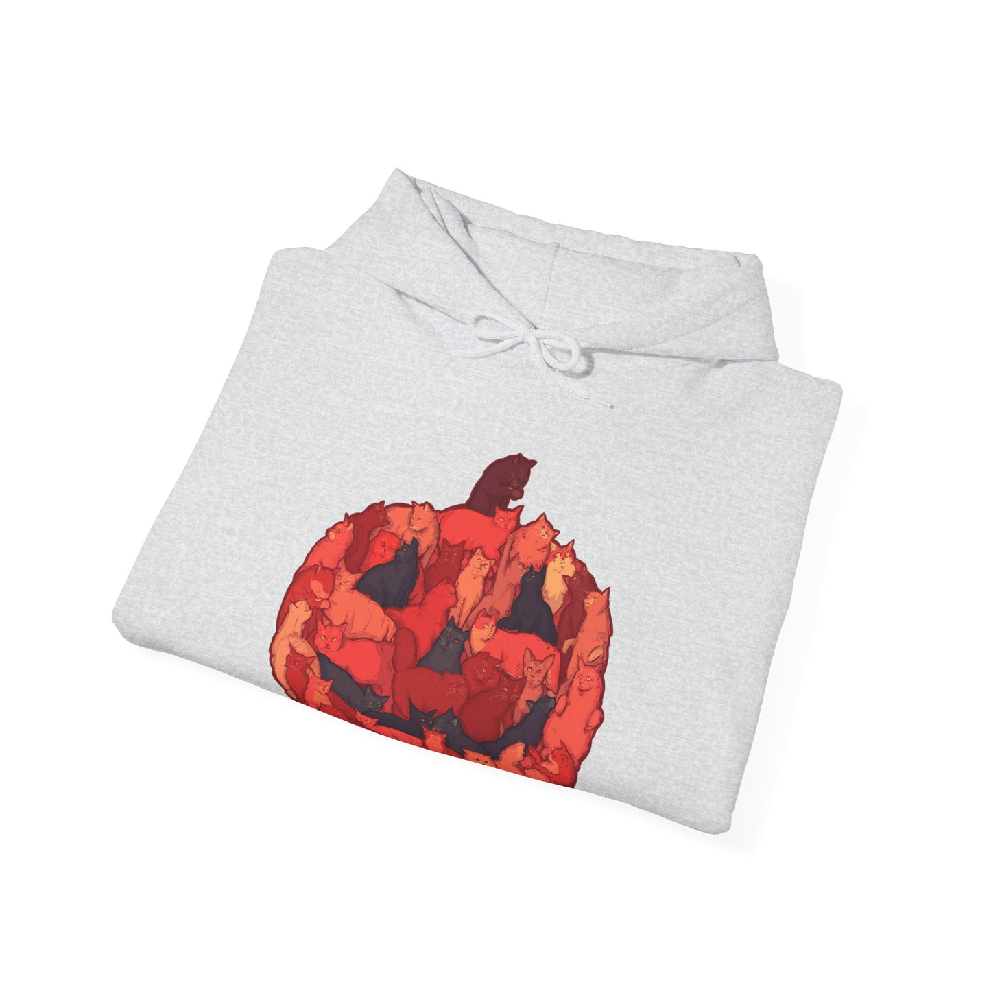 Meow-loween Unisex Heavy Blend Hooded Sweatshirt