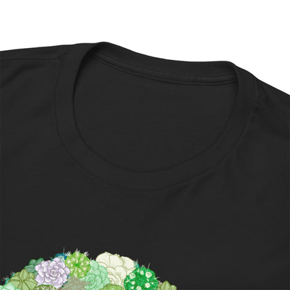 Succulent Skull Unisex Heavy Cotton Tee
