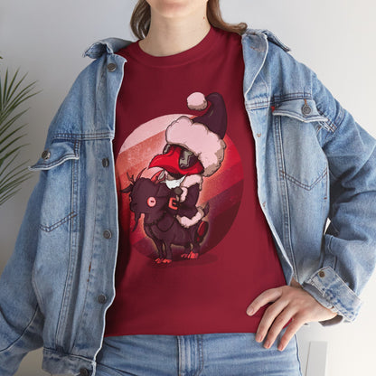 Plague Doctor Santa Unisex Heavy Cotton Tee