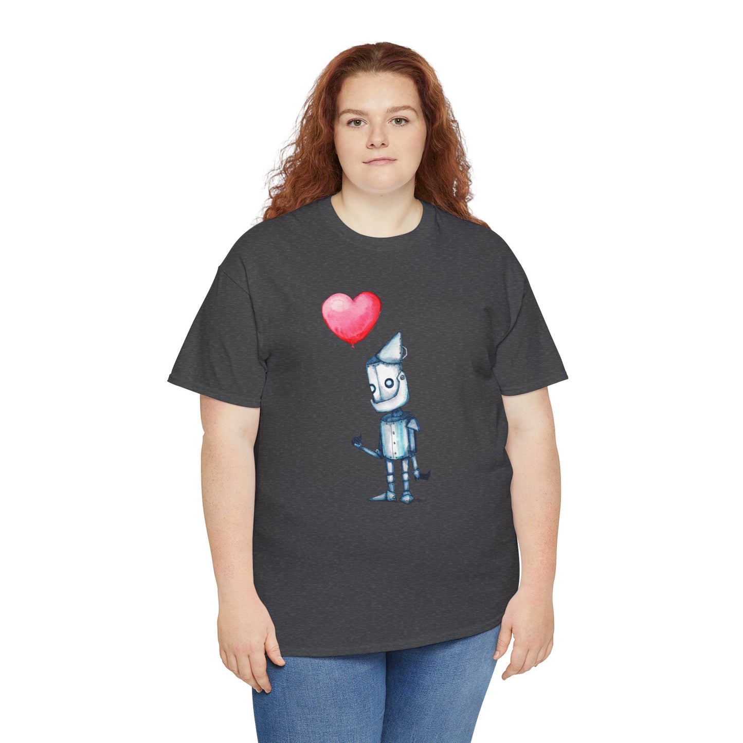 Tinman Gets A Heart Unisex Heavy Cotton Tee