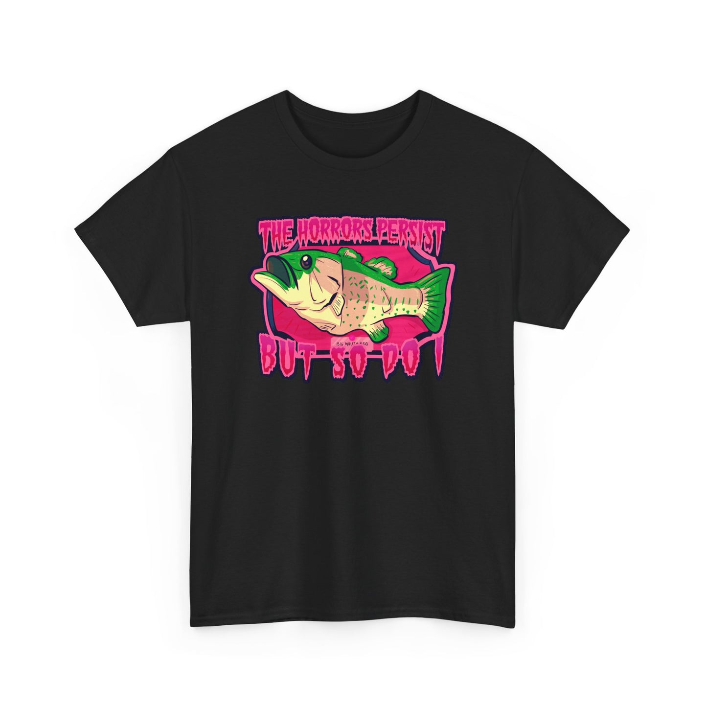 The Horrors Persist Fish Unisex Heavy Cotton Tee