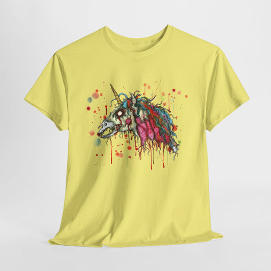 Zombie Unicorn Unisex Heavy Cotton Tee