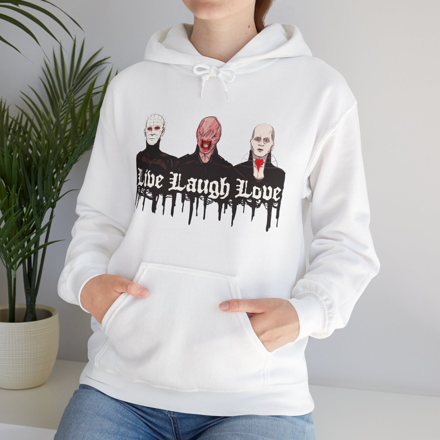 Live Laugh Suffer Unisex Heavy Blend Hooded Sweatshirt