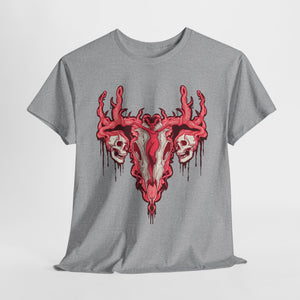 Uterus From Hell Unisex Heavy Cotton Tee