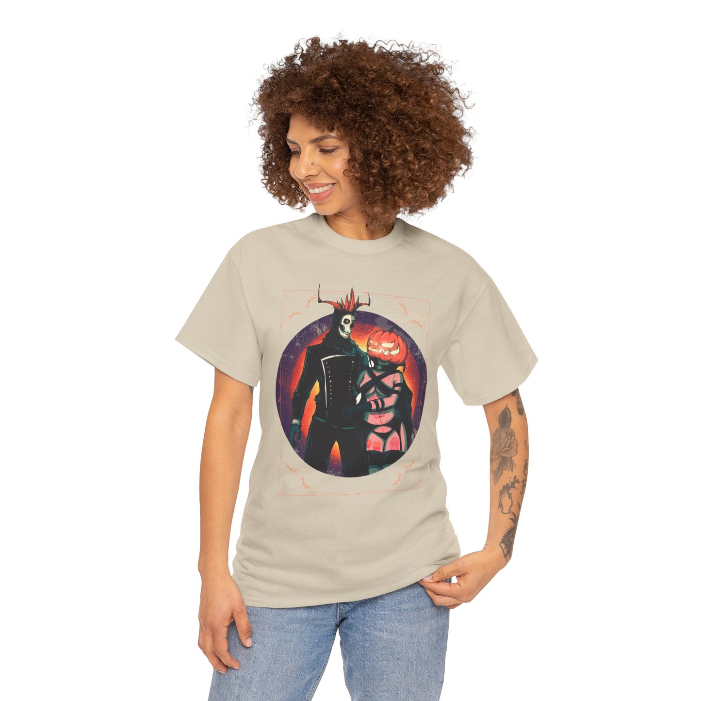 Pumpkin King & Queen Unisex Heavy Cotton Tee