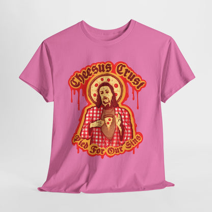 Cheesus Crust Unisex Heavy Cotton Tee