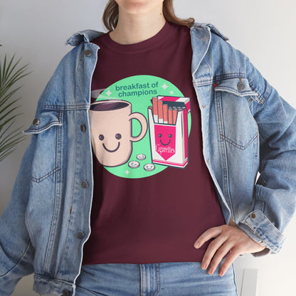 Breakfast of Champions Unisex Heavy Cotton Tee