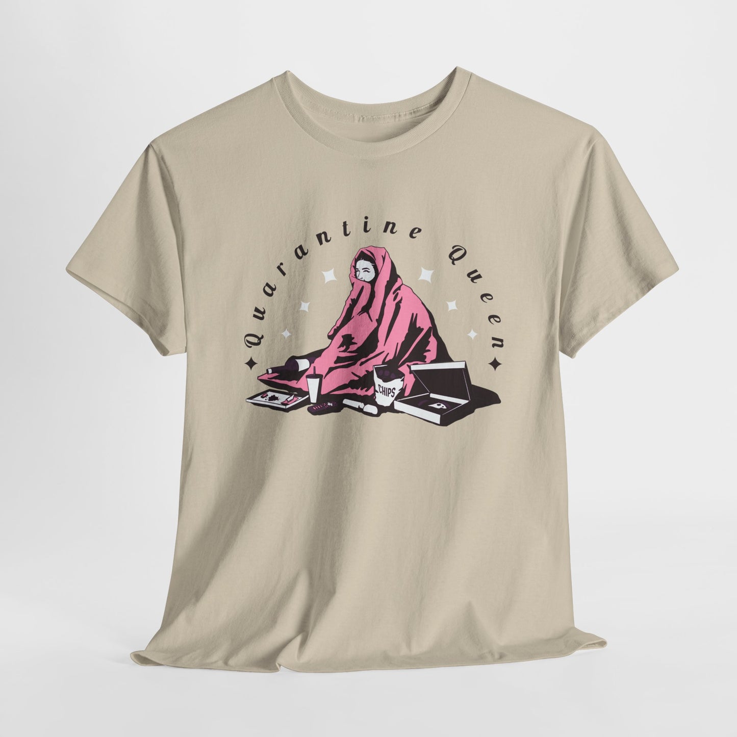 Quarantine Queen Unisex Heavy Cotton Tee
