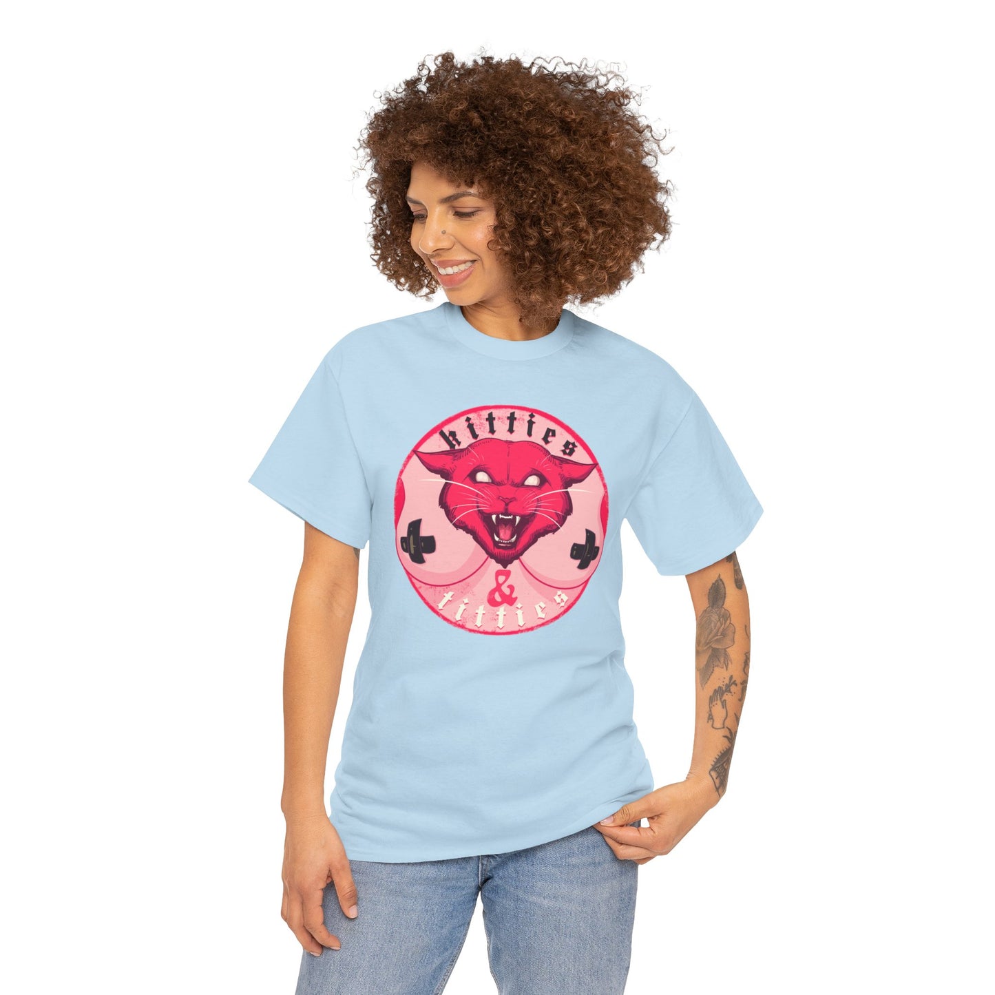 Kitties & Titties Unisex Heavy Cotton Tee