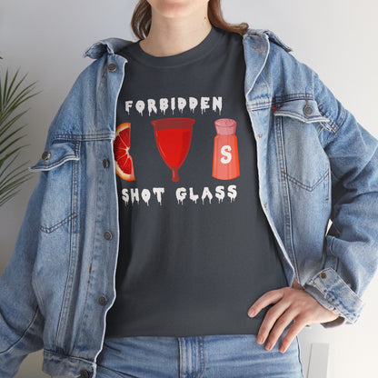 Forbidden Shot Glass Unisex Heavy Cotton Tee