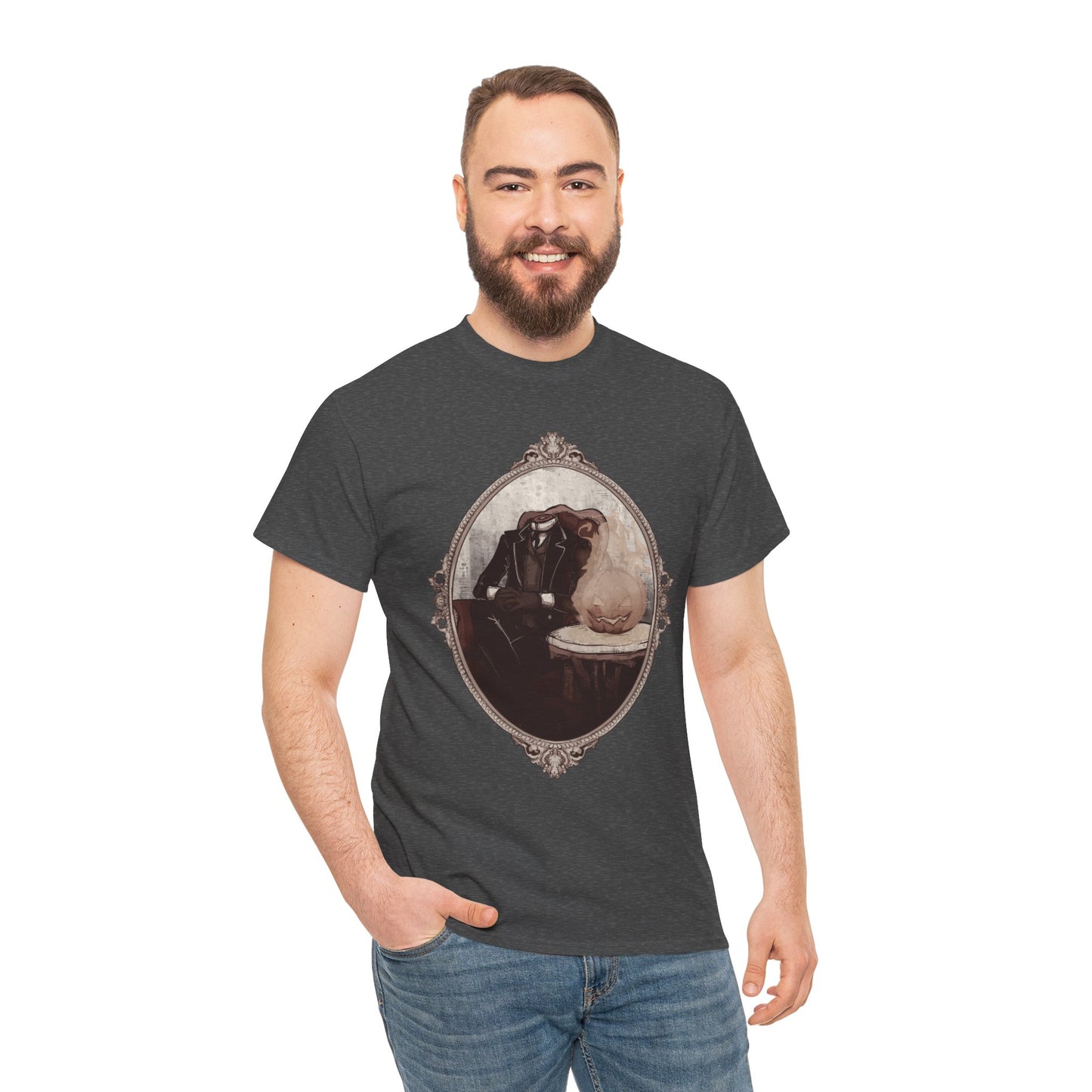 Victorian Headless Horseman Unisex Heavy Cotton Tee