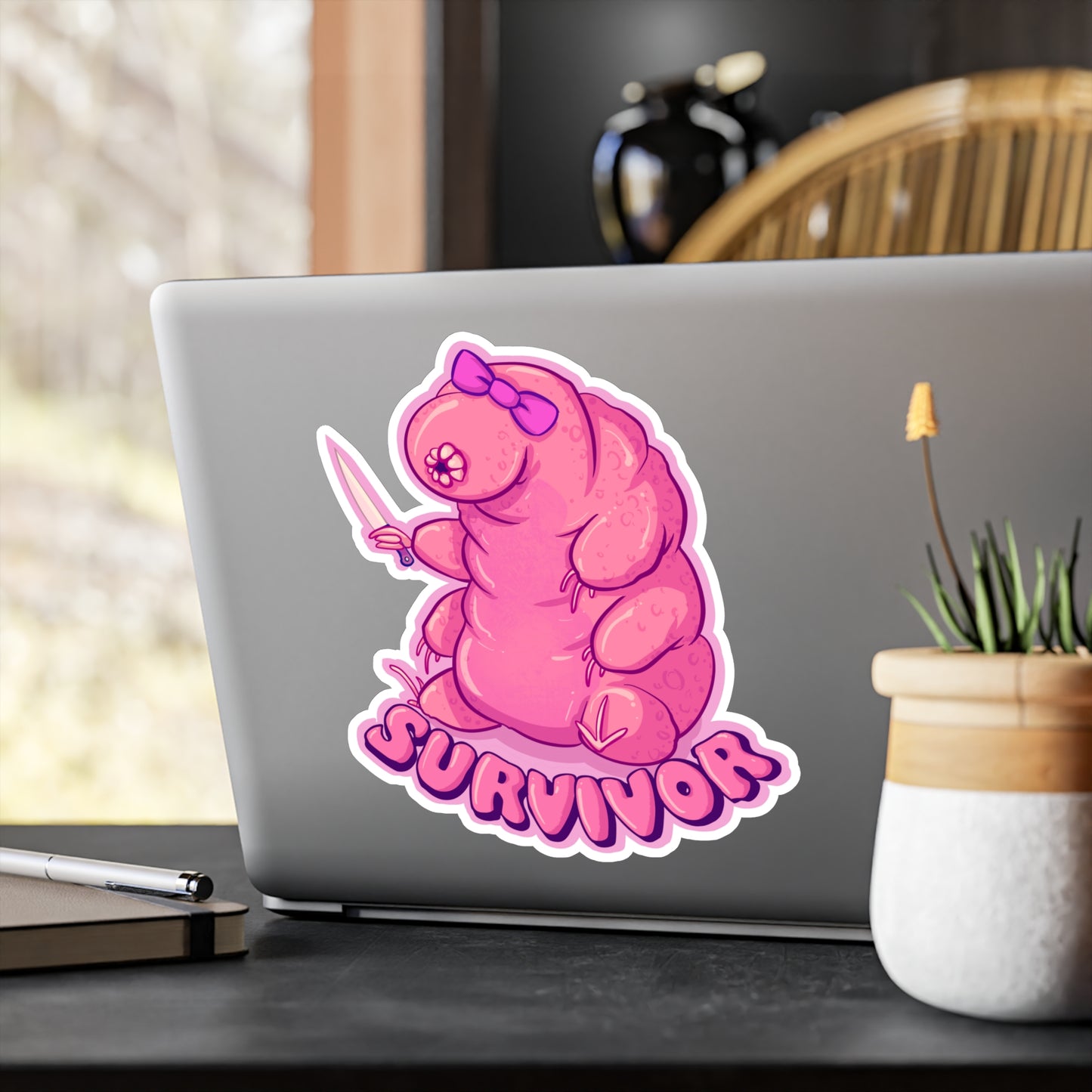 Tardigrade Survivor Kiss-Cut Vinyl Decal