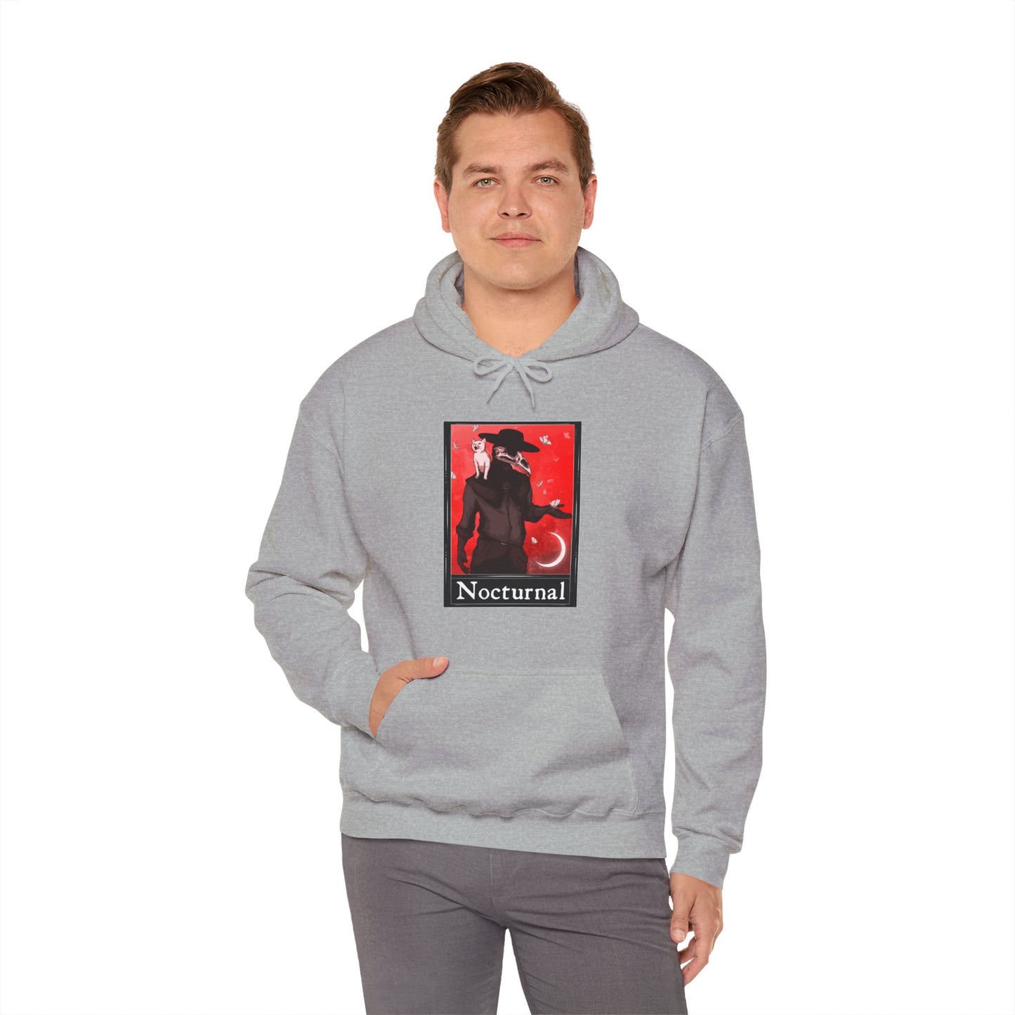 Nocturnal Tarot Unisex Heavy Blend Hooded Sweatshirt