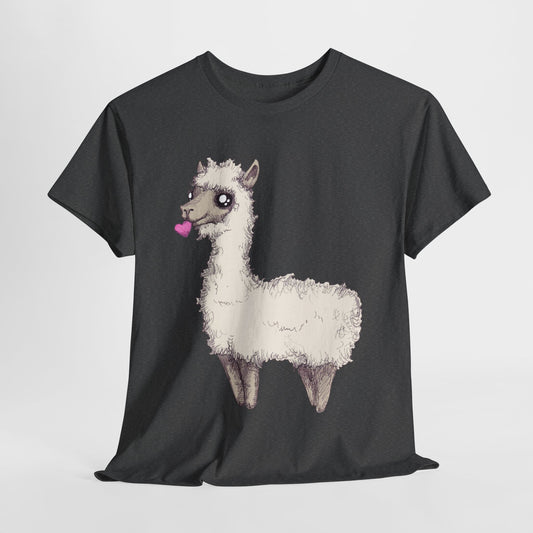Love Llama Unisex Heavy Cotton Tee