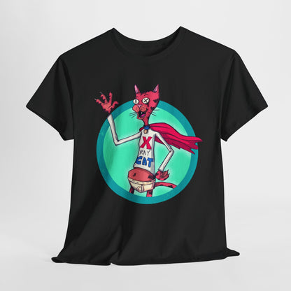 X-Ray Cat Unisex Heavy Cotton Tee