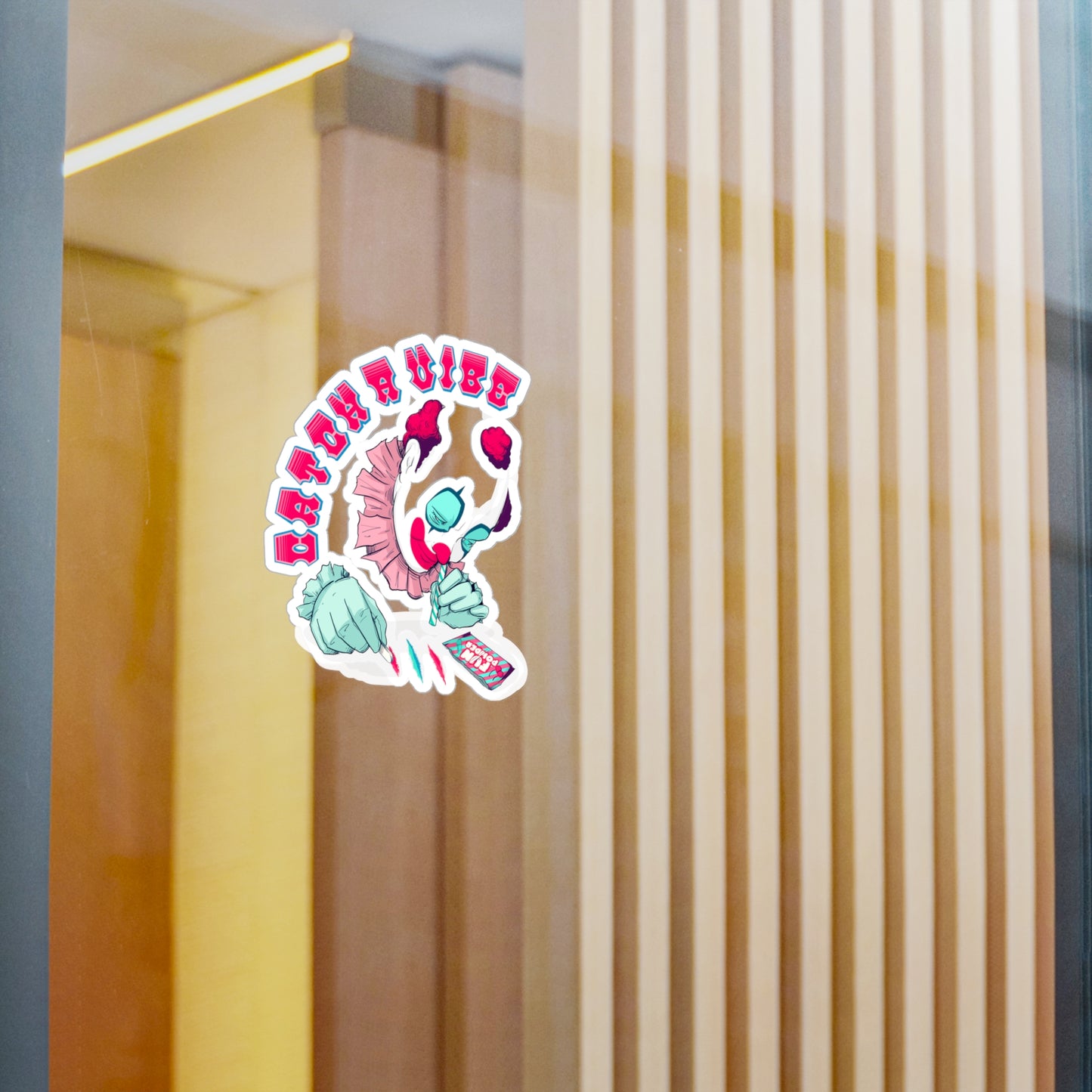 Catch A Vibe Kiss-Cut Vinyl Decal