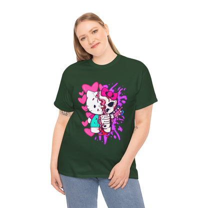 Zombie Kitty Unisex Heavy Cotton Patreon Tee