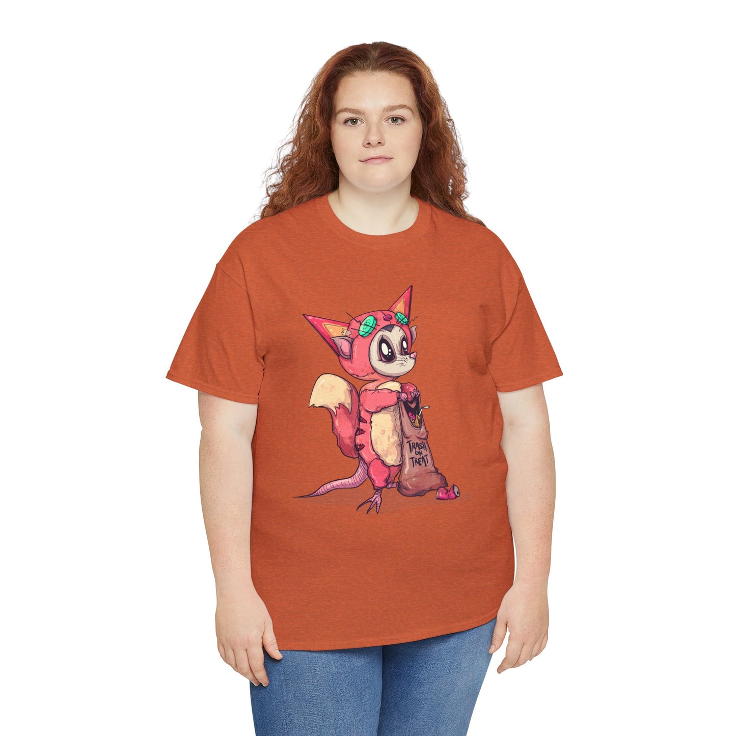 Trash Or Treat Unisex Heavy Cotton Tee