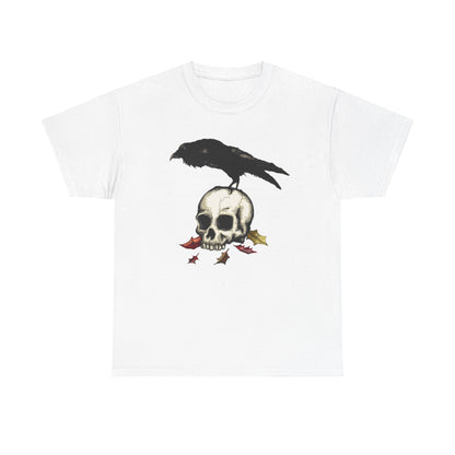 Crow Skull Unisex Heavy Cotton Tee