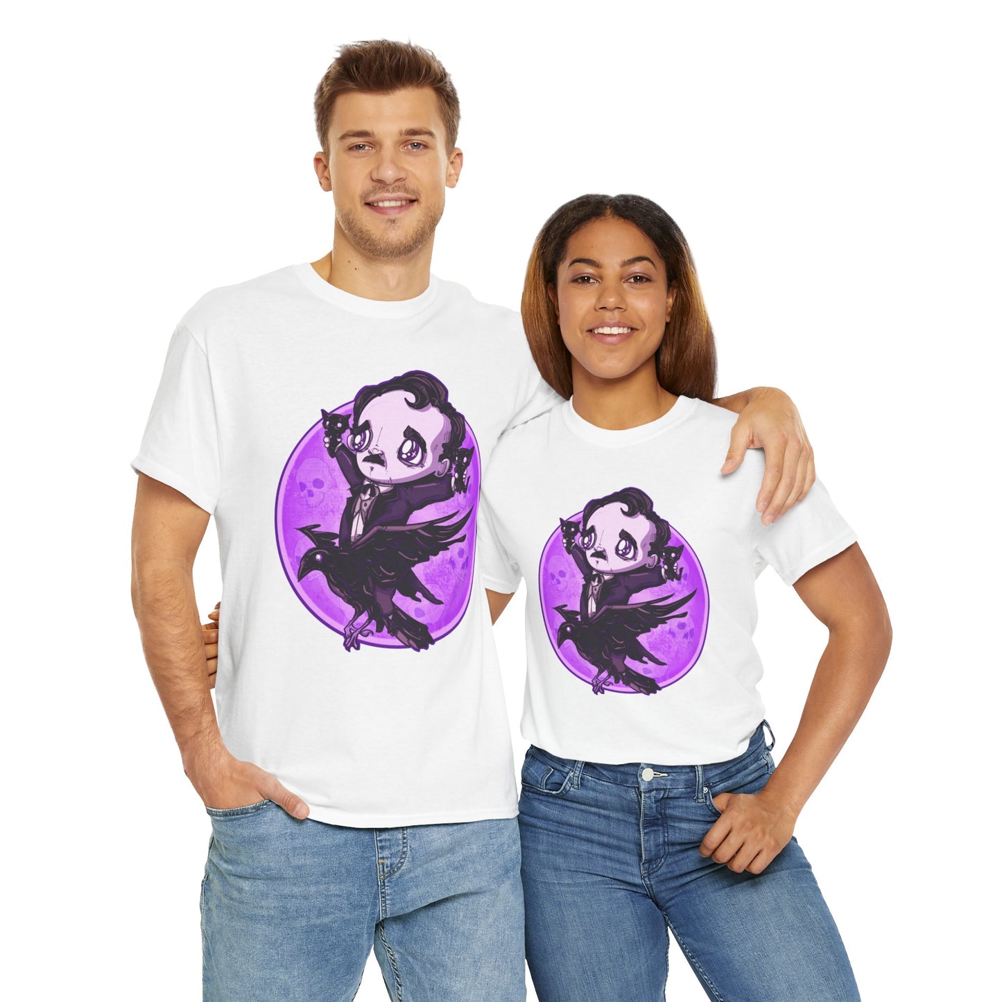 Poe Is Coming Unisex Heavy Cotton Tee