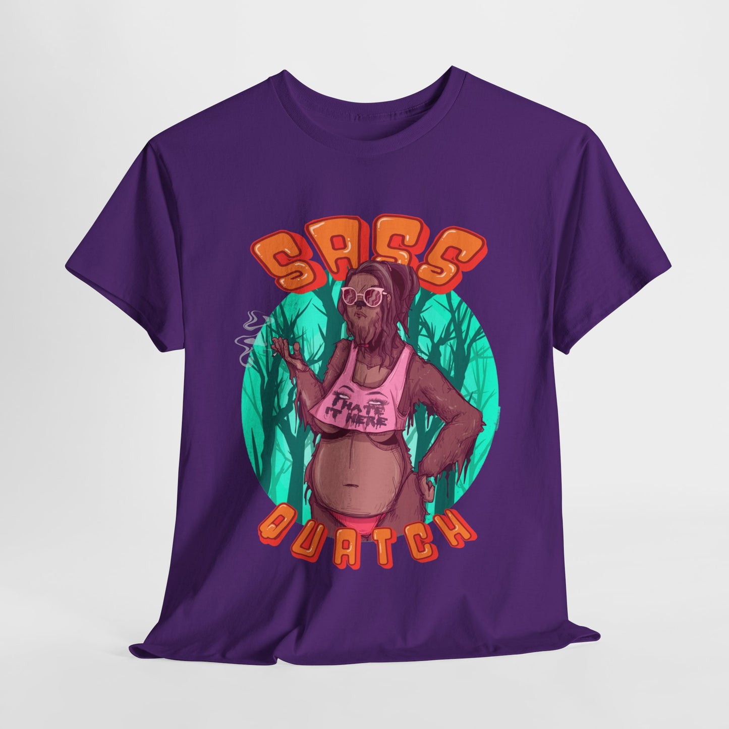 Sass Quatch Unisex Heavy Cotton Tee