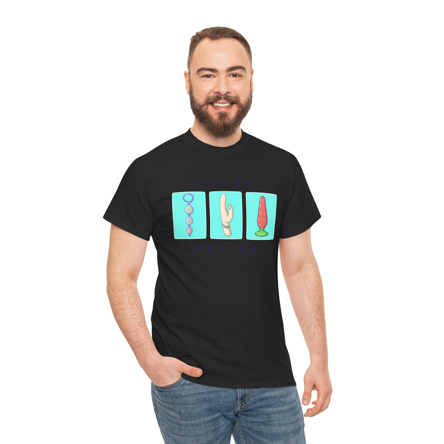 Horny Easter Unisex Heavy Cotton Tee