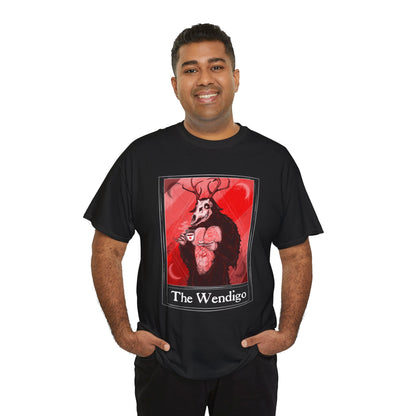 The Wendigo Tarot  (Front & Back Print) Unisex Heavy Cotton Tee