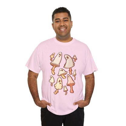 Spooky Mushrooms Unisex Heavy Cotton Tee