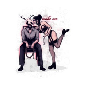 Deer Daddy Series 8: Make Me Kiss-Cut Vinyl Decal