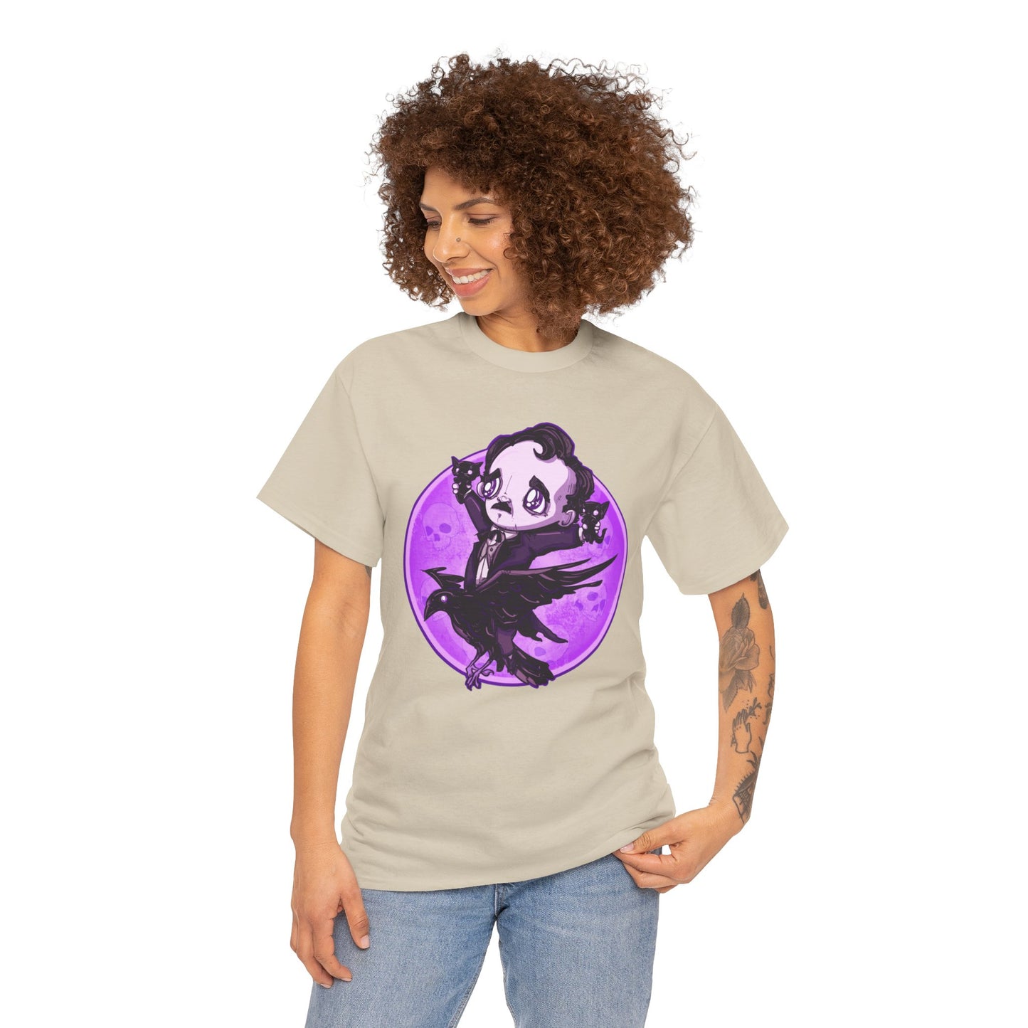 Poe Is Coming Unisex Heavy Cotton Tee