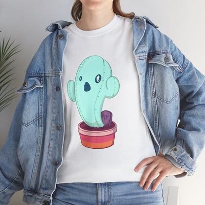 Spooky Succulent Unisex Heavy Cotton Tee